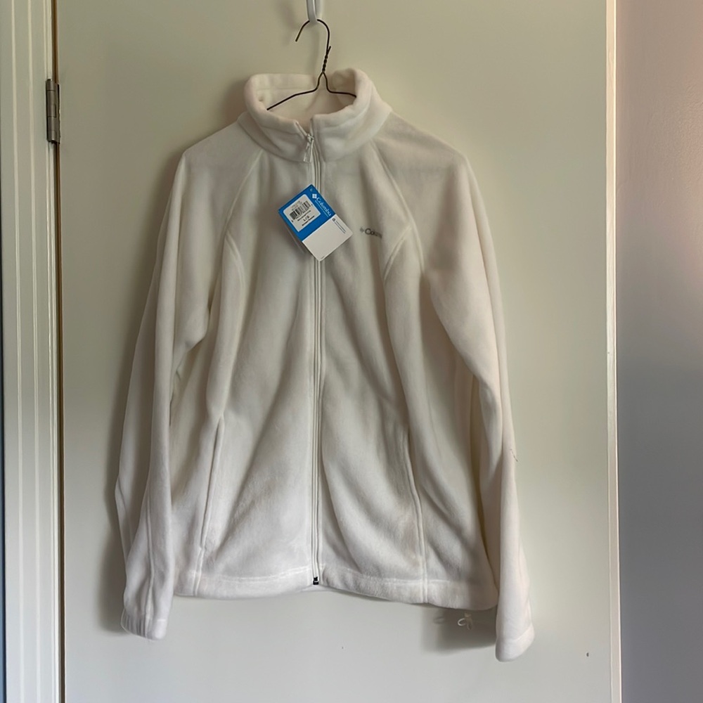 White Columbia coat